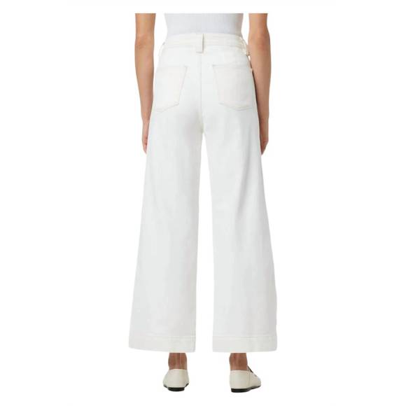 NEW JOE'S JEANS avery wide leg ankle jeans in milk - Picture 2 of 3